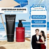  Bộ quà tặng cho nam AMSTERDAM EUROPE gồm Dung dịch vệ sinh nam & Sữa rửa mặt hương nước hoa SIRMEN Europe Gentlemen cao cấp 