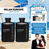  Bộ quà tặng cho nam MILAN EUROPE gồm 02 CHAI Sữa tắm gội nam 4 in 1 hương nước hoa SIRMEN Europe Gentlemen cao cấp 350g 