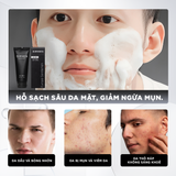  Sữa rửa mặt nam 2 in 1 nguyên liệu tự nhiên SIRMEN Europe Gentlemen cao cấp 100g chiết xuất tự nhiên công nghệ tiên tiến 
