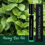  Xịt thơm miệng SIRMEN Europe Mint Cool Spray vị bạc hà thơm mát tự nhiên, công nghệ tiên tiến kéo dài 180 phút chai 10ml 