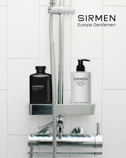  Bộ quà tặng cho nam MONACO EUROPE gồm Sữa tắm gội nam 350g và Dầu gội nam 320g nguyên liệu tự nhiên SIRMEN Europe Gentlemen cao cấp 