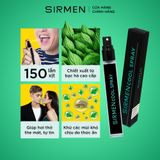  Combo BARCELONA EUROPE gồm Xịt thơm miệng Mint Cool Spray bạc hà & 01 chai Nước hoa nam SIRMEN 10ml Eau de Parfum Europe 