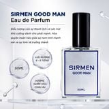  [Chai - 50ml] Nước hoa nam SIRMEN GOOD MAN Eau de Parfum cao cấp chai thơm lịch lãm cuốn hút 