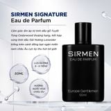  [Chai - 50ml] Nước hoa nam SIRMEN Signature Eau de Parfum Europe Gentlemen cao cấp chai 50ml thơm tự nhiên sang trọng 