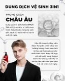  Bộ quà tặng cho nam VENICE EUROPE Sữa rửa mặt nam 2in1 100g Dầu gội nam 3in1 320g và Dung dịch vệ sinh nam 3in1 100g hương nước hoa SIRMEN Europe Gentlemen 