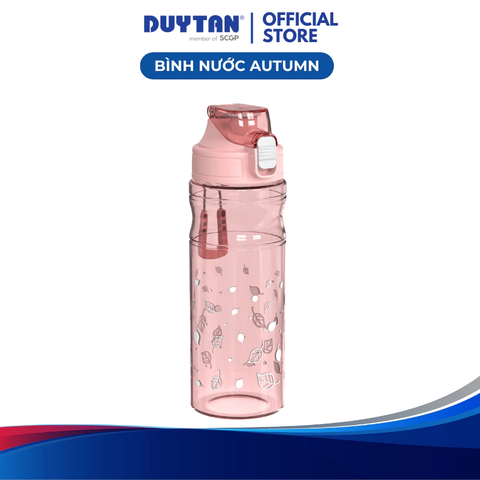 Bình nước Autumn 700ml DUY TÂN có dây đeo, nút bấm mở tiện lợi, miếng đệm ngăn rò rỉ nước