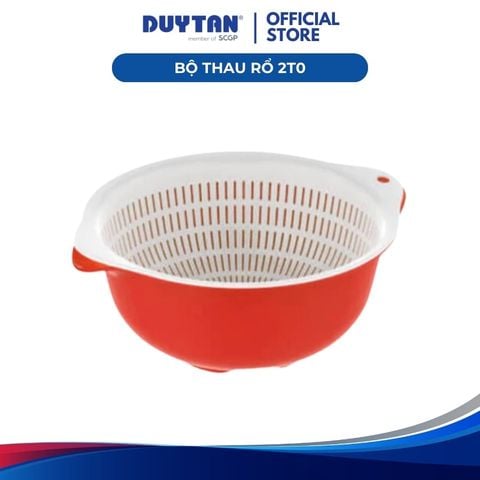 Bộ Thau Rổ 2T0 Nhựa Duy Tân