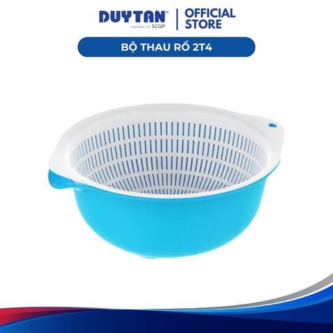 Bộ Thau Rổ 2T4 Nhựa Duy Tân