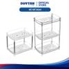 Kệ để bàn Matsu DUY TÂN, PET, Inox, PP, TPE, kệ úp cốc chén đa năng, 3 tầng, màu trong suốt