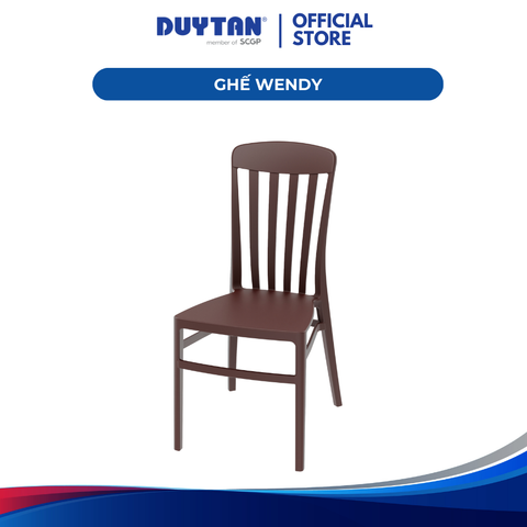 Ghế Wendy DUY TÂN, nhựa PP, ghế nhựa cao cấp công thái học, bền bỉ, dễ lau chùi