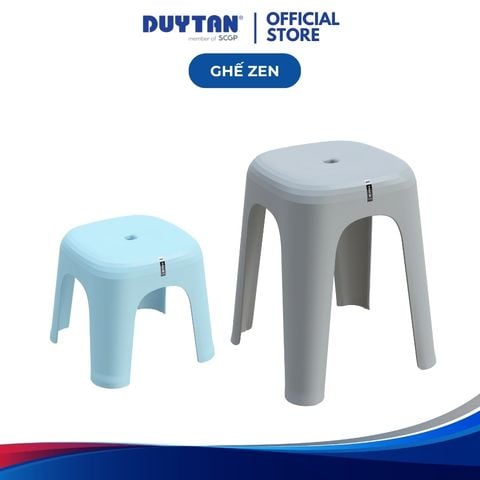 Ghế ZEN Cao, DUY TÂN, ghế nhựa PP, TPE cao cấp, dáng thấp và cao, màu sắc tối giản, chân đế chống trượt