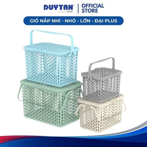 Giỏ Nắp Plus Nhựa Duy Tân