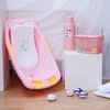 Thau Tắm Baby Life DUY TÂN nhựa PP an toàn sức khỏe, chậu tắm có tấm đỡ chắc chắn, có nút thoát nước
