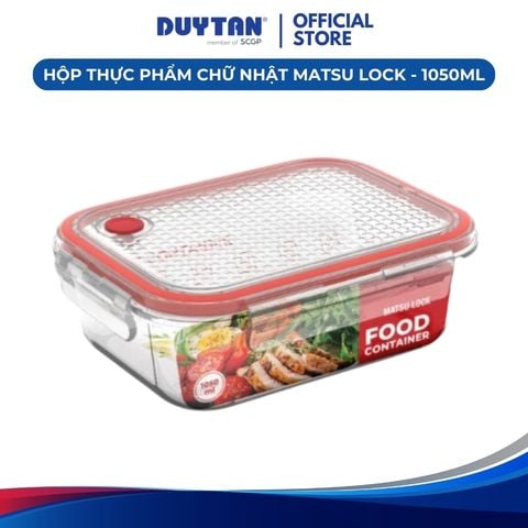 Hộp Thủy Tinh Matsu Lock Duy Tân _ Size 1050ml