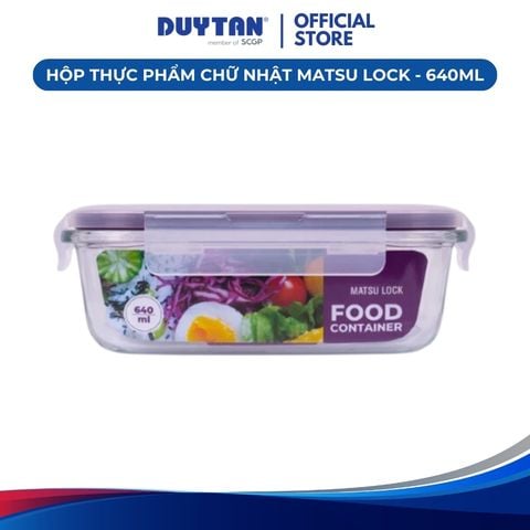 Hộp Thủy Tinh Matsu Lock Duy Tân _ Size 640ml