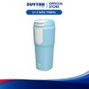 Ly 2 màu 750ml DUY TÂN ly nước có nắp bật dễ dàng, nhựa PP an toàn, tiện lợi