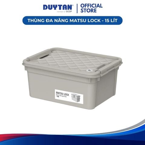 Thùng Đa Năng Matsu Lock Duy Tân Size 15 Lít