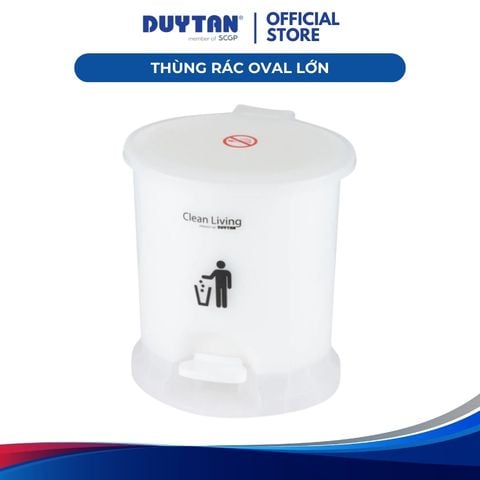 Thùng Rác Oval Lớn Nhựa Duy Tân