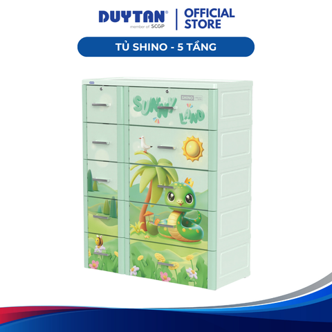 Tủ Shino 5 Tầng Duy Tân – Tủ Quần Áo Trẻ Em 10 Hộc Đa Năng, Gọn Gàng, Tiện Lợi