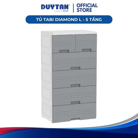 Tủ Tabi Diamond-L 5 Tầng Duy Tân – Tủ Nhựa Đựng Quần Áo Đa Năng