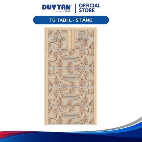 Tủ Tabi L 5 Tầng Duy Tân – Tủ Nhựa Đựng Quần Áo Đa Năng, Bền Đẹp