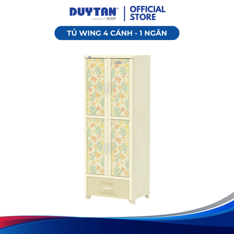 Tủ Wing 4 Cánh 1 Ngăn