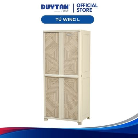 Tủ Wing L Duy Tân – Tủ Nhựa Treo Quần Áo, Đa Năng, Tặng Kèm Móc Treo