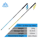  Gậy Leo Núi Gấp Gọn AONIJIE E4210 – Siêu Nhẹ, Sợi Carbon, Dành Cho Trekking & Chạy Trail 