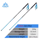  Gậy Leo Núi Gấp Gọn AONIJIE E4210 – Siêu Nhẹ, Sợi Carbon, Dành Cho Trekking & Chạy Trail 