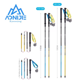  Gậy Leo Núi Gấp Gọn AONIJIE E4210 – Siêu Nhẹ, Sợi Carbon, Dành Cho Trekking & Chạy Trail 