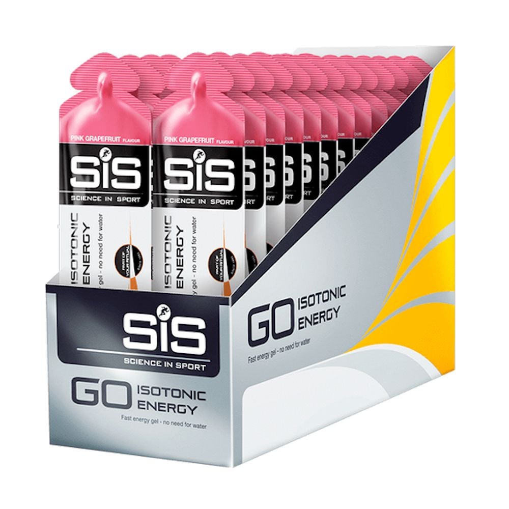  HỘP GEL NĂNG LƯỢNG SIS GO ISOTONIC ENERGY GEL - VỊ BƯỞI HỒNG 