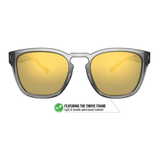  Kính Thể Thao Tifosi Smirk Stardust Grey – Tròng Gương Vàng, Siêu Nhẹ 