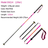  Gậy Leo Núi Gấp Gọn AONIJIE E4214 – Sợi Carbon Siêu Nhẹ, Dành Cho Trekking & Dã Ngoại 