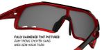  DAVOS | RACE RED Tròng Tự Đổi Màu Clarion Red Fototec 