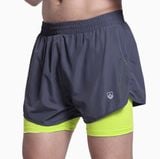  Leevy Quần chạy bộ hai lớp M15L365R - Nam 
