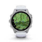  Đồng Hồ Garmin Fēnix 8 – 43 mm-AMOLED Trắng Bạc 