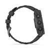  Đồng Hồ Garmin fēnix E – 47 mm, AMOLED Slate Gray Steel with Black Silicone Band 