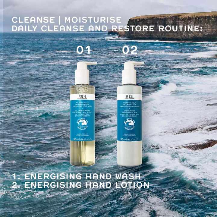 Kem dưỡng tay tái tạo năng lượng REN Clean Skincare ATLANTIC KELP & MAGNESIUM Energizing Hand Lotion
