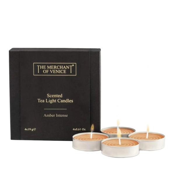 Nến thơm The Merchant of Venice AMBER INTENSE Scented Tea Light Candles