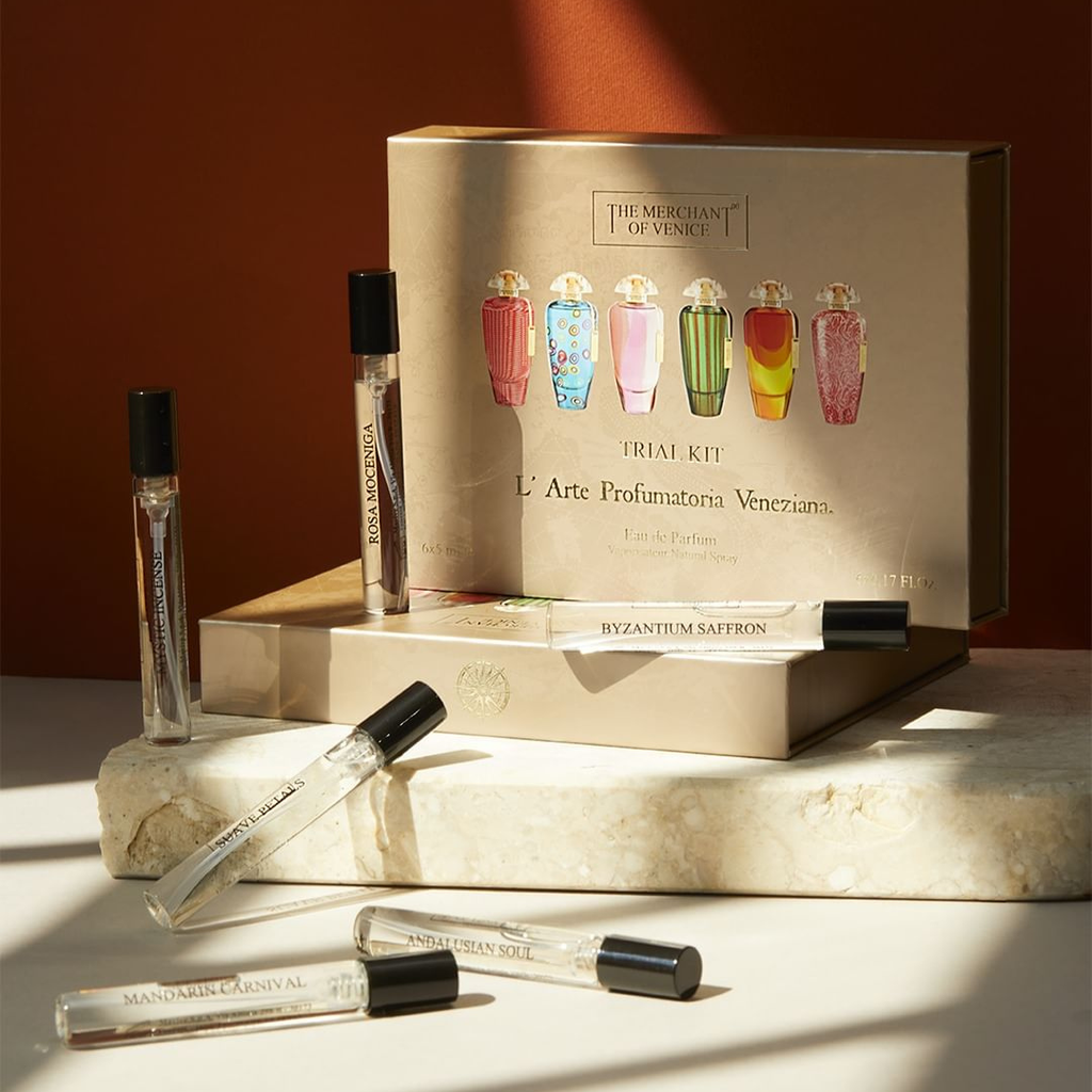Trial Kit Nước hoa The Merchant of Venice Eau de Parfum L'ARTE PROFUMATORIA VENEZIANA 6x5ml