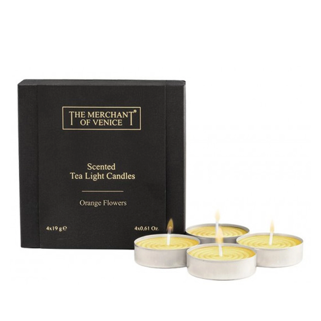 Nến thơm The Merchant of Venice ORANGE FLOWERS Scented Tea Light Candles