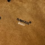  FEARLESS corduroy varsity jacket 