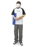  FEARLESS F Logo wide trouser 