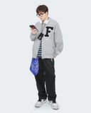  FEARLESS F Logo basic varsity jacket 