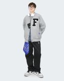  FEARLESS F Logo basic varsity jacket 