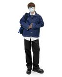  FEARLESS F Logo wide trouser 