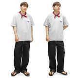  FEARLESS leather label regular tee 