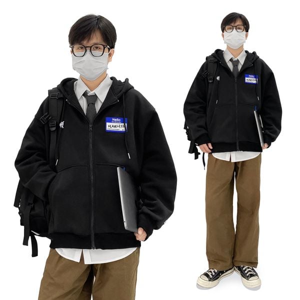  FEARLESS NAME TAG fullzip jacket 