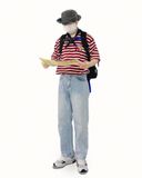  FEARLESS striped tee 