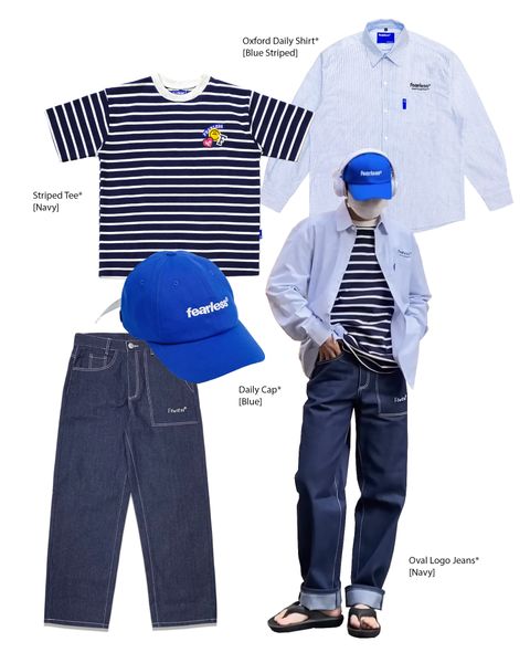  FEARLESS Oxford daily shirt 